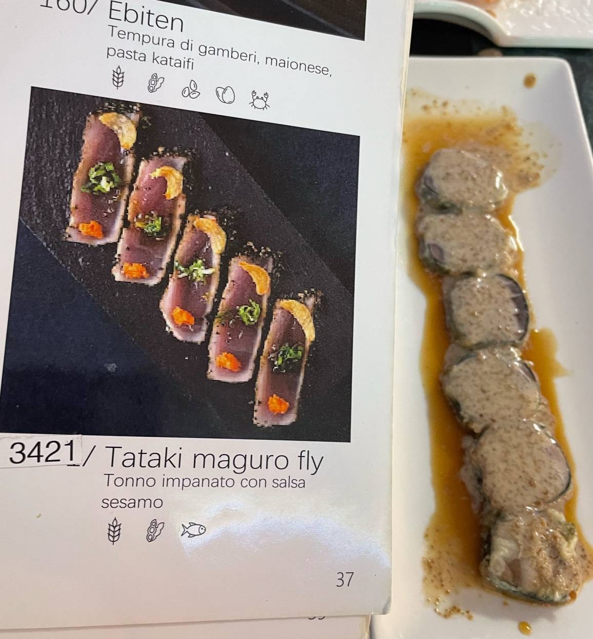 Menu di Sushi Origami Legnano 