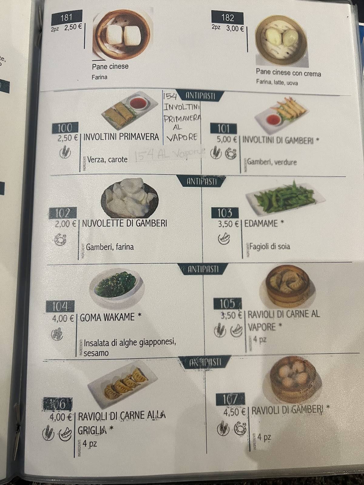 Menu di Sushi Levante Restaurant - ALL YOU CAN EAT - Roma 