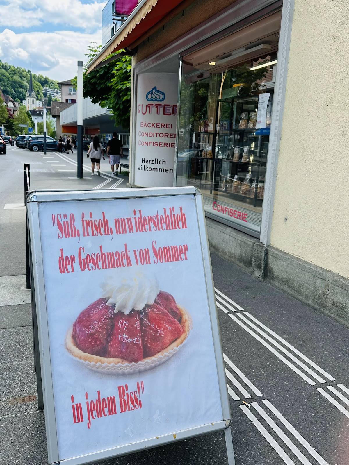 Menu di Sutter Bäckerei Konditorei 