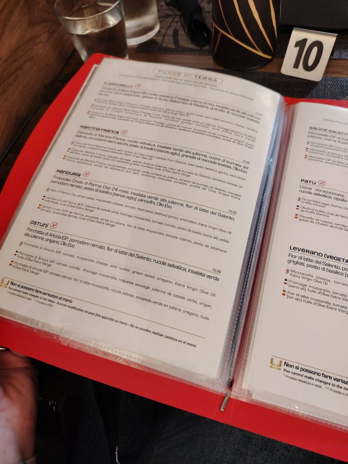 Menu di TAULA 