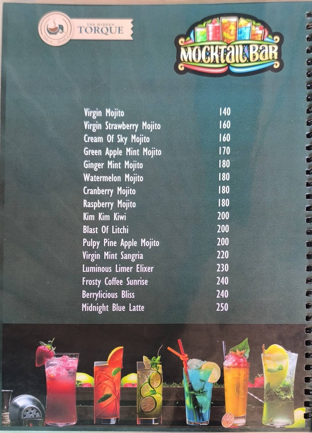 THE HIDDEN TORQUE menu