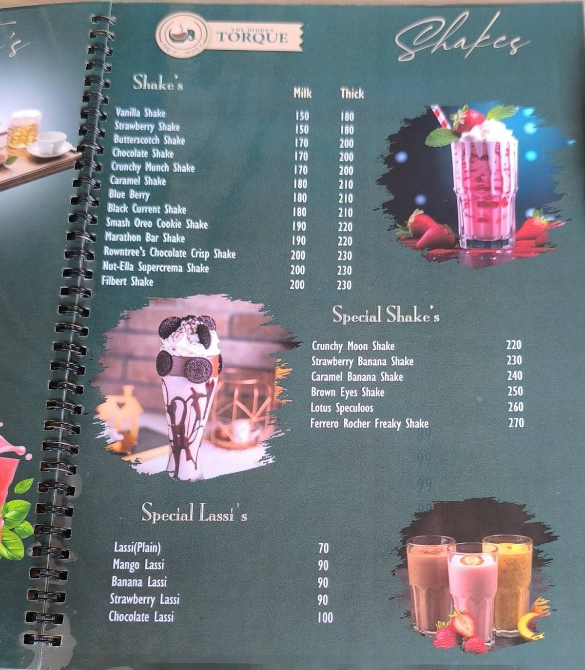 THE HIDDEN TORQUE menu