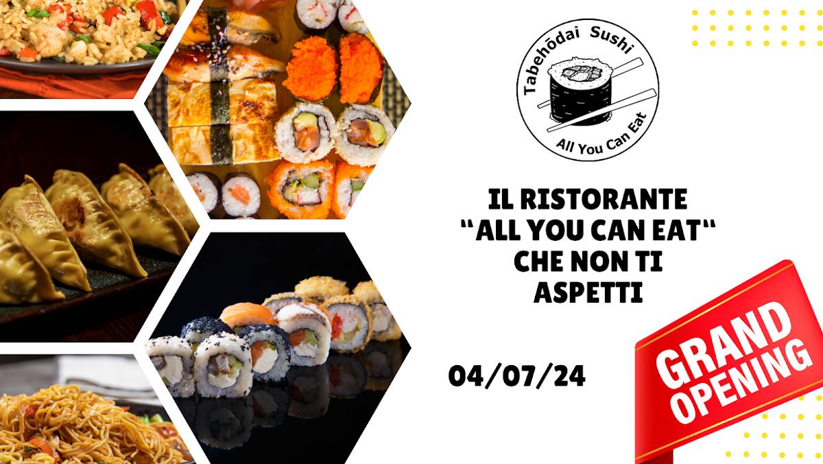 Menu di Tabehodai Sushi (AYCE) 