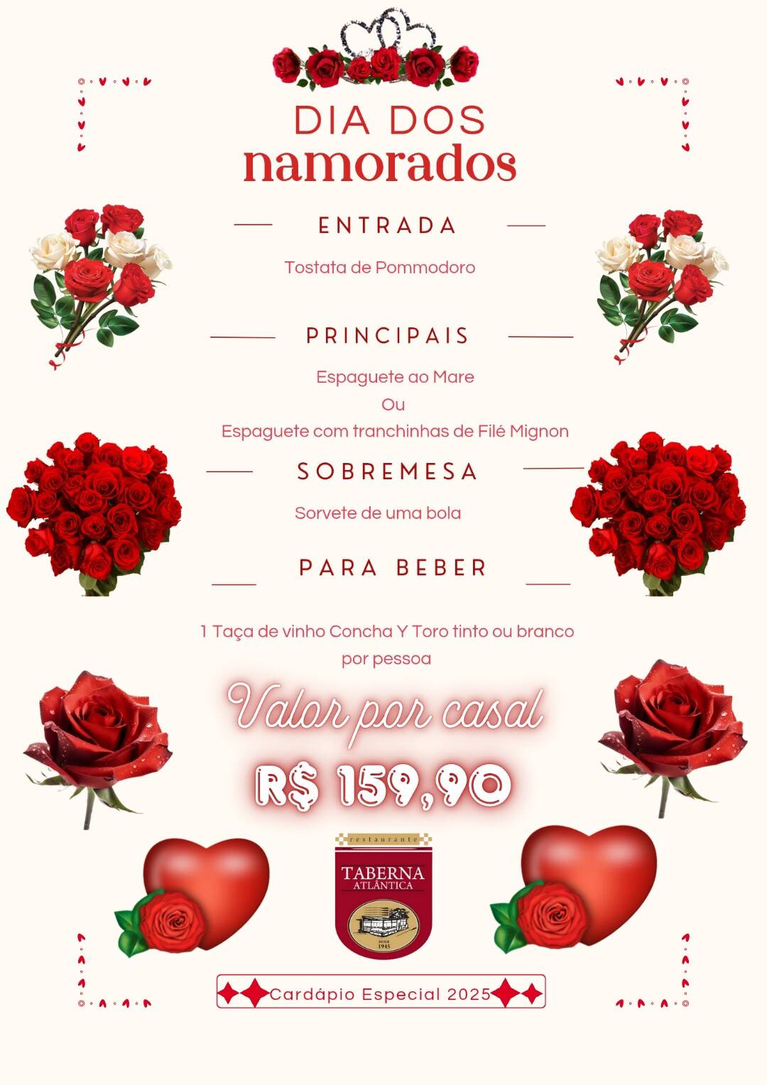 Taberna Atlântica cardápio