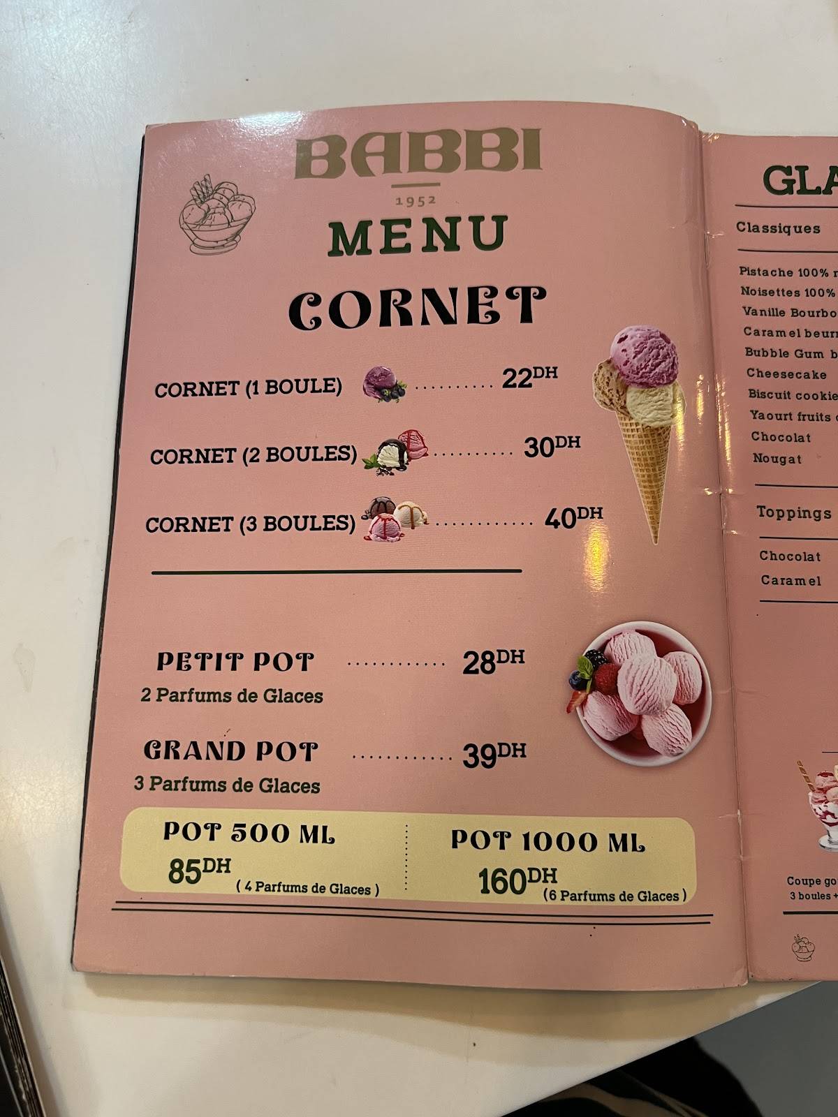 Menu de Tacos de Nice (Agdal)