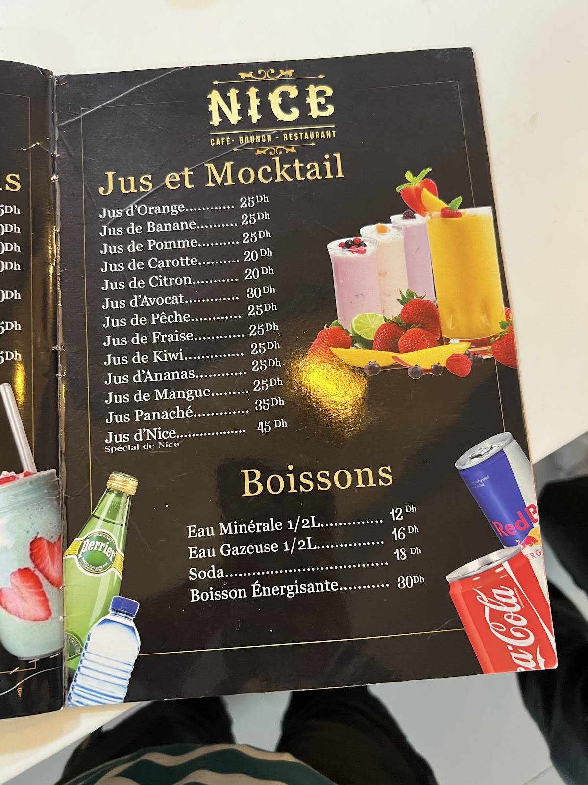 Menu de Tacos de Nice (Agdal)
