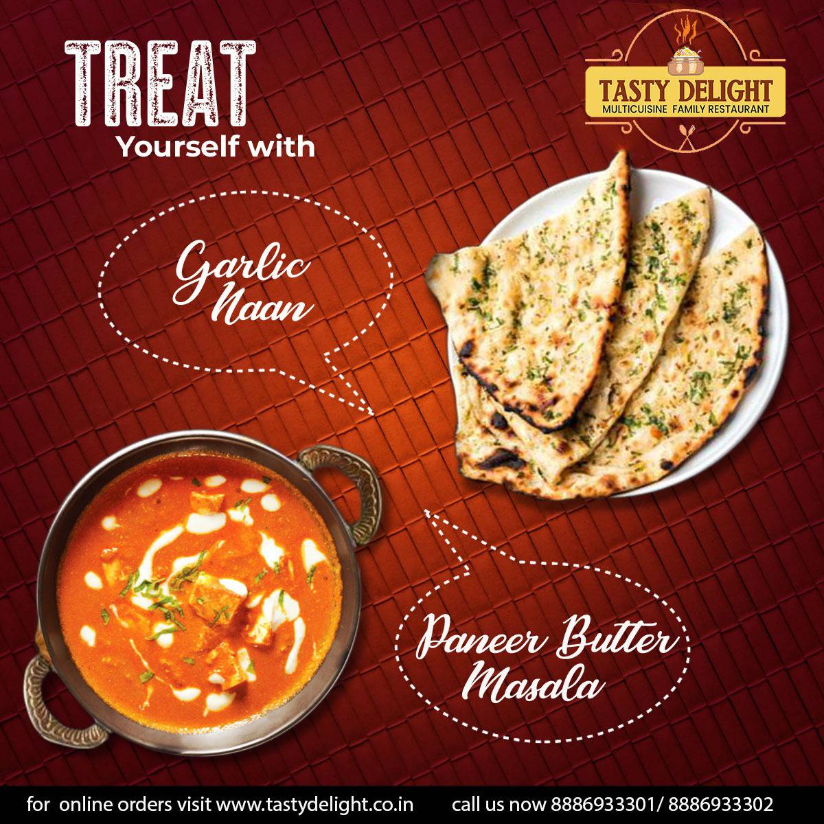 Tasty Delight Family Restaurant menu