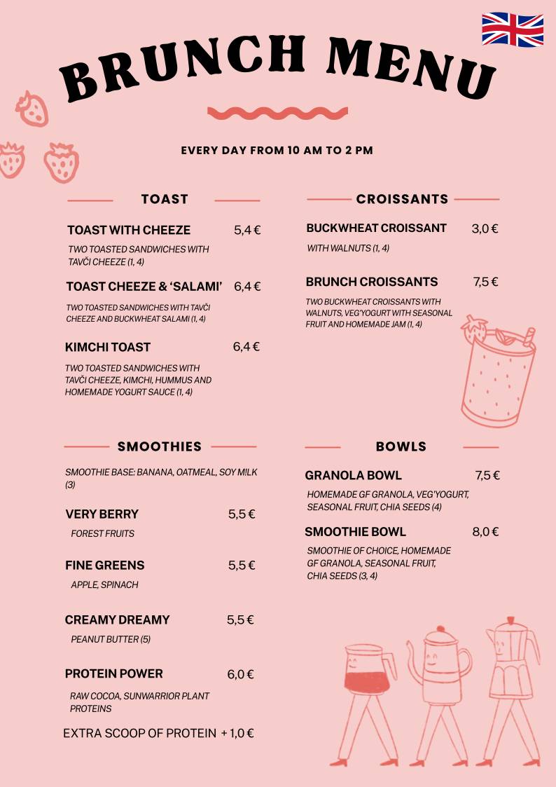 Menu di Tavci Kuhna & Ayatana deli 