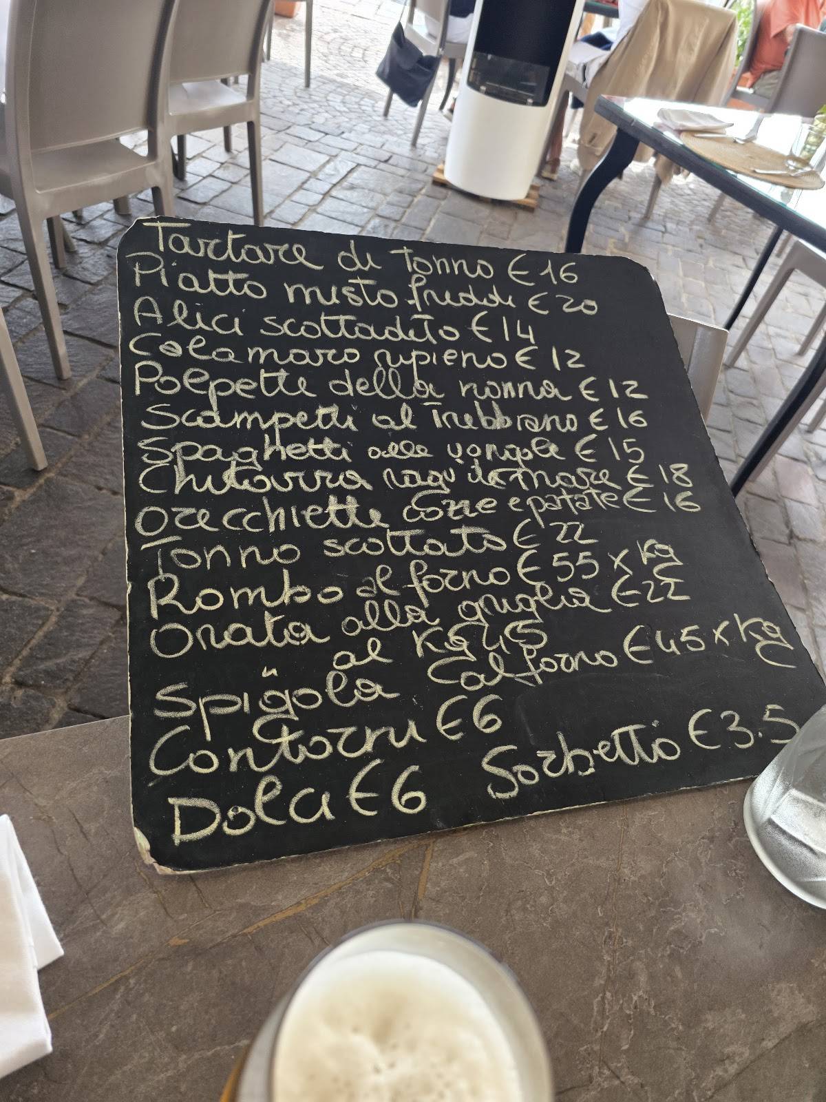 Menu di Taverna Ferretti 