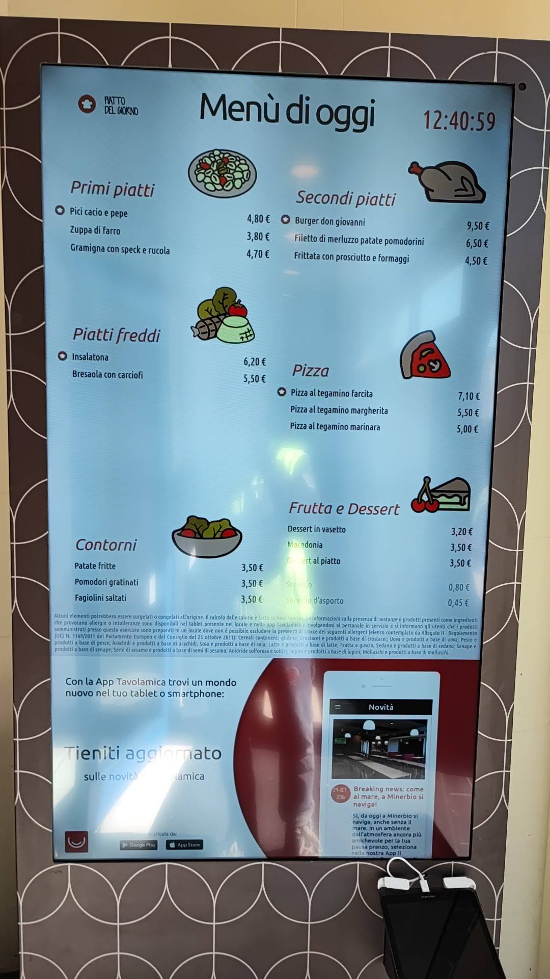 Menu di Tavolamica Casalecchio di Reno 