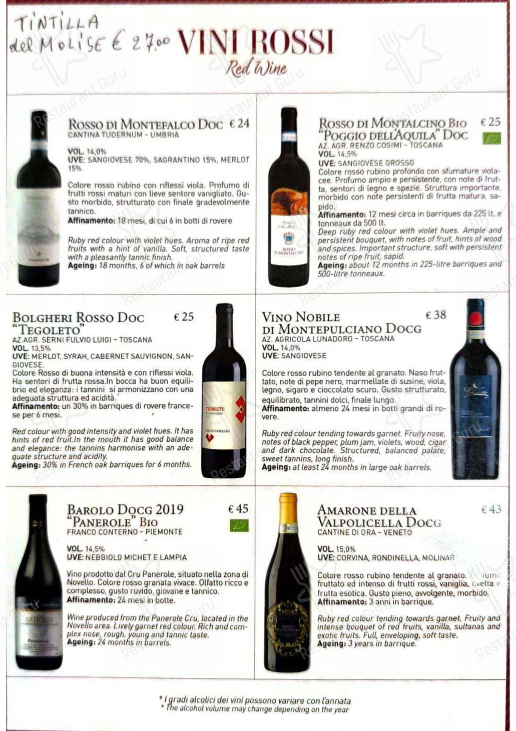 Tempio di Mecenate in Roma - Menu