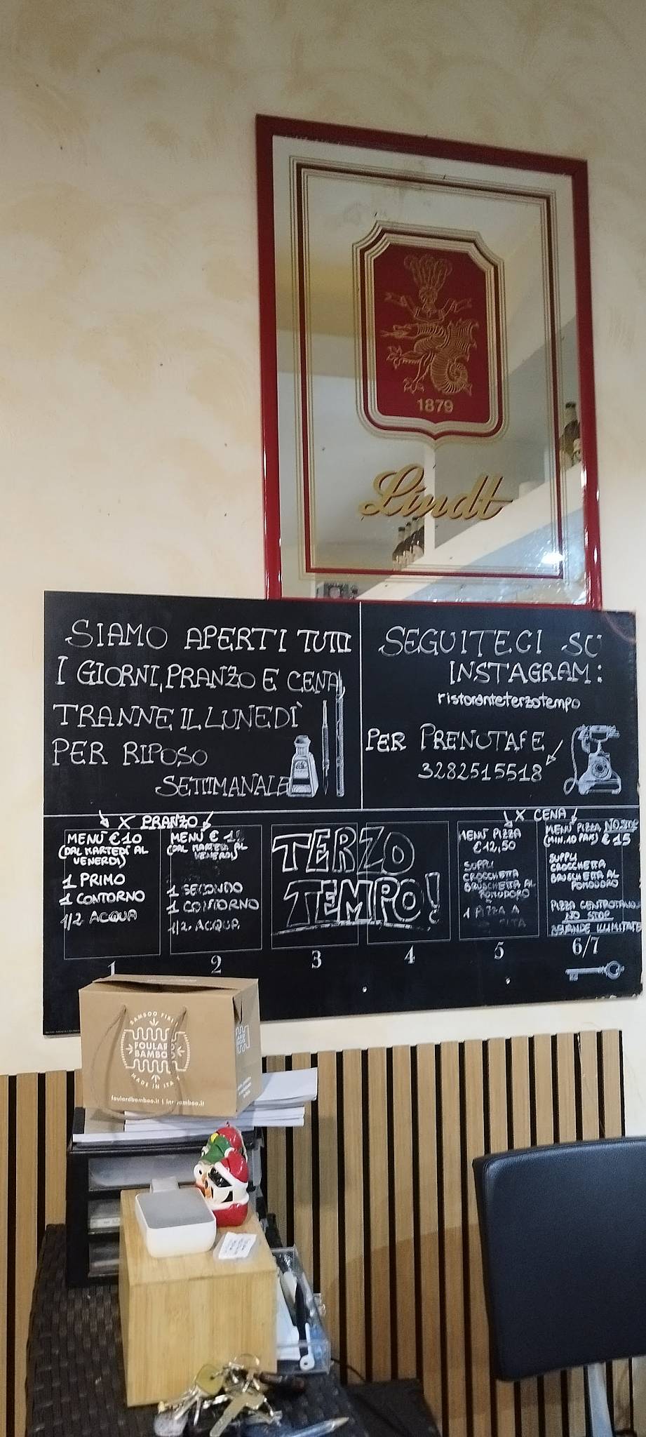 Menu di Terzo Tempo Bar - Risto - Pizza 