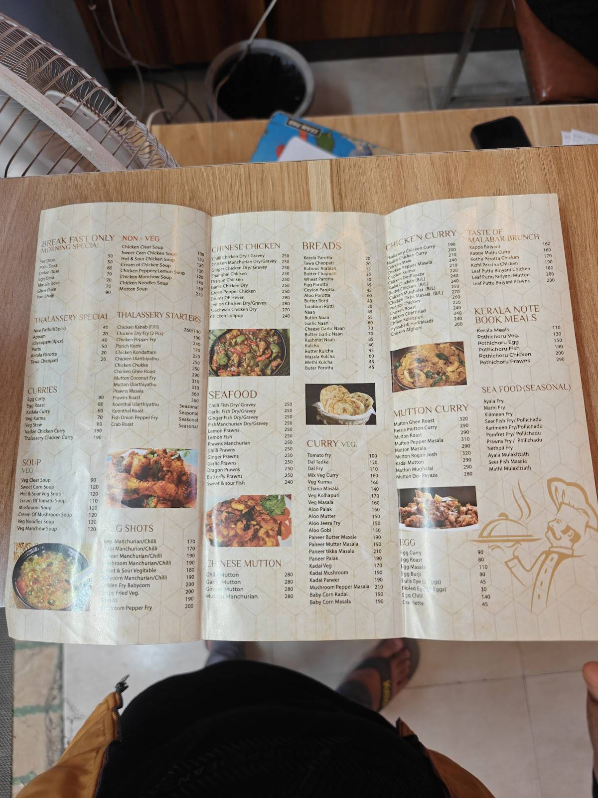 Thalassery Restaurant Marathahalli menu