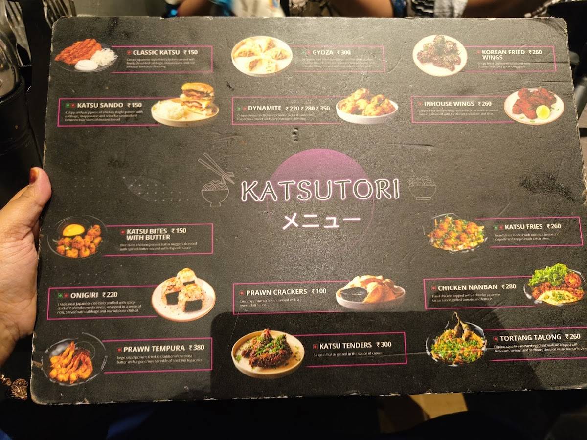 Katsutori menu