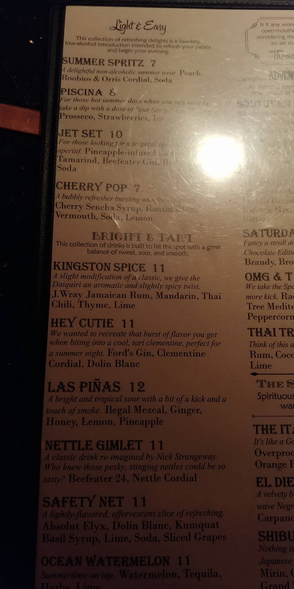 Menu at The Copper Lounge pub & bar, Albuquerque