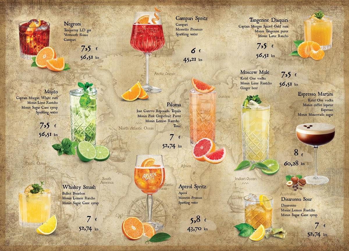Menu di The Factory Bar 