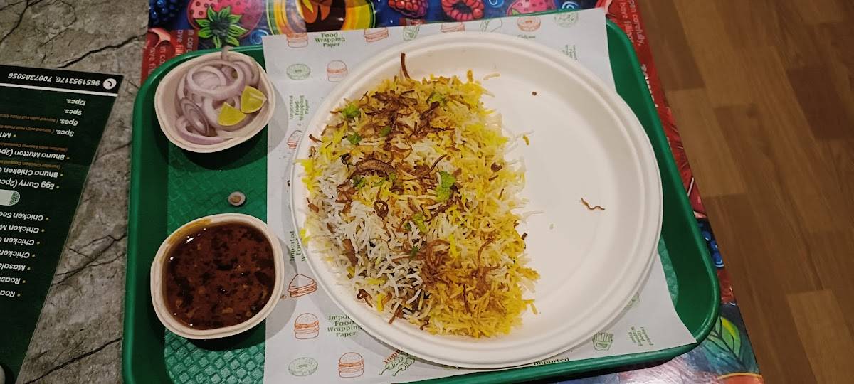 The Handi King menu