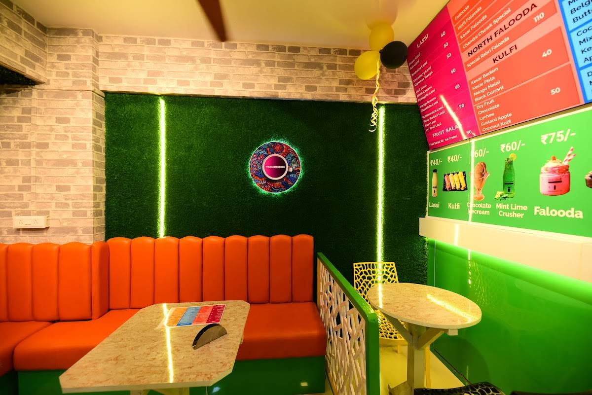 The Lassi Corner menu