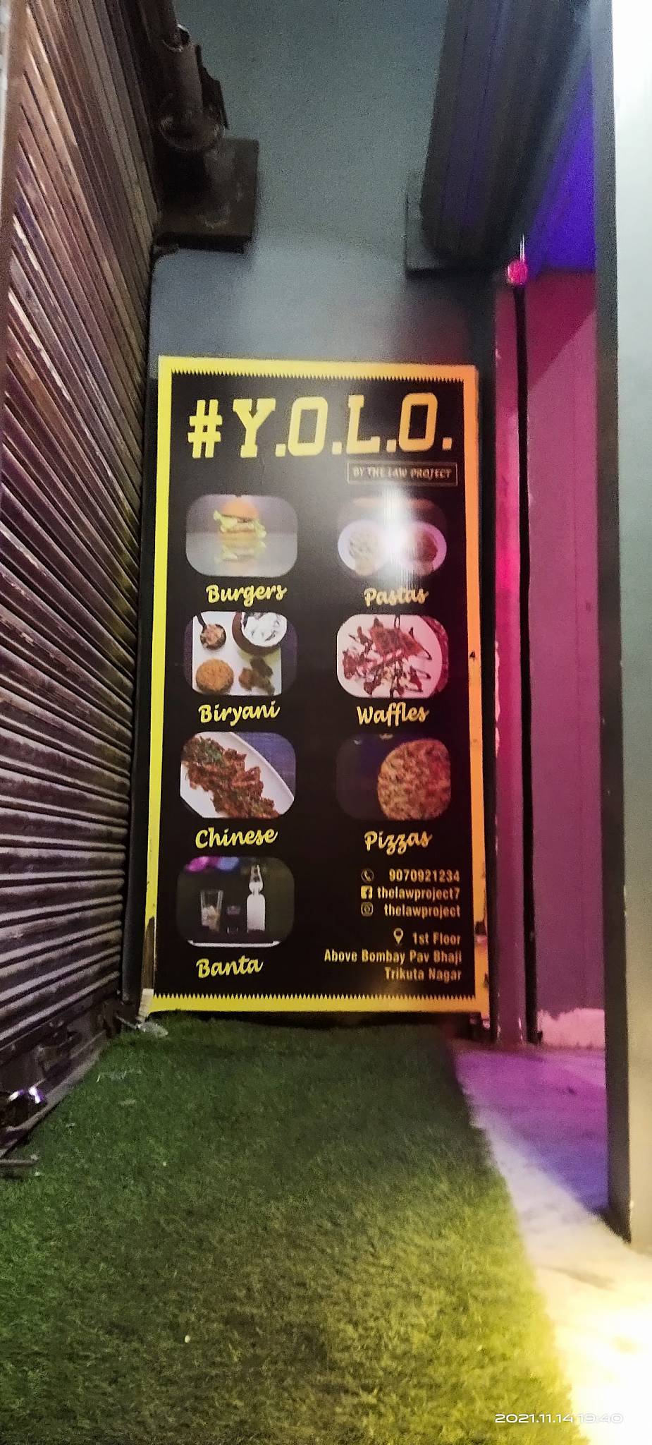The Law Project #Y.O.L.O menu