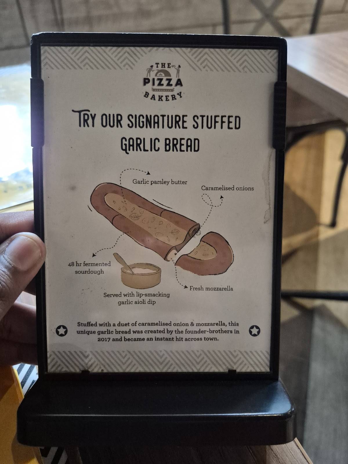 The Pizza Bakery - Church Street menu