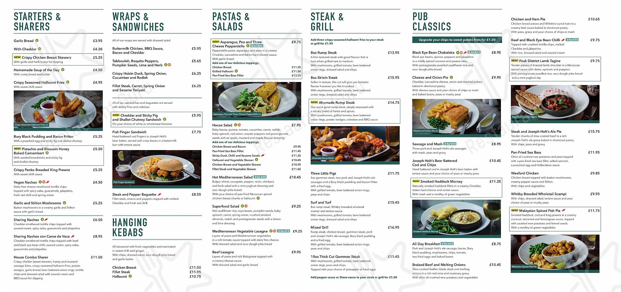 Carta del pub y bar The Richmond, Southport, 234 Scarisbrick New Rd