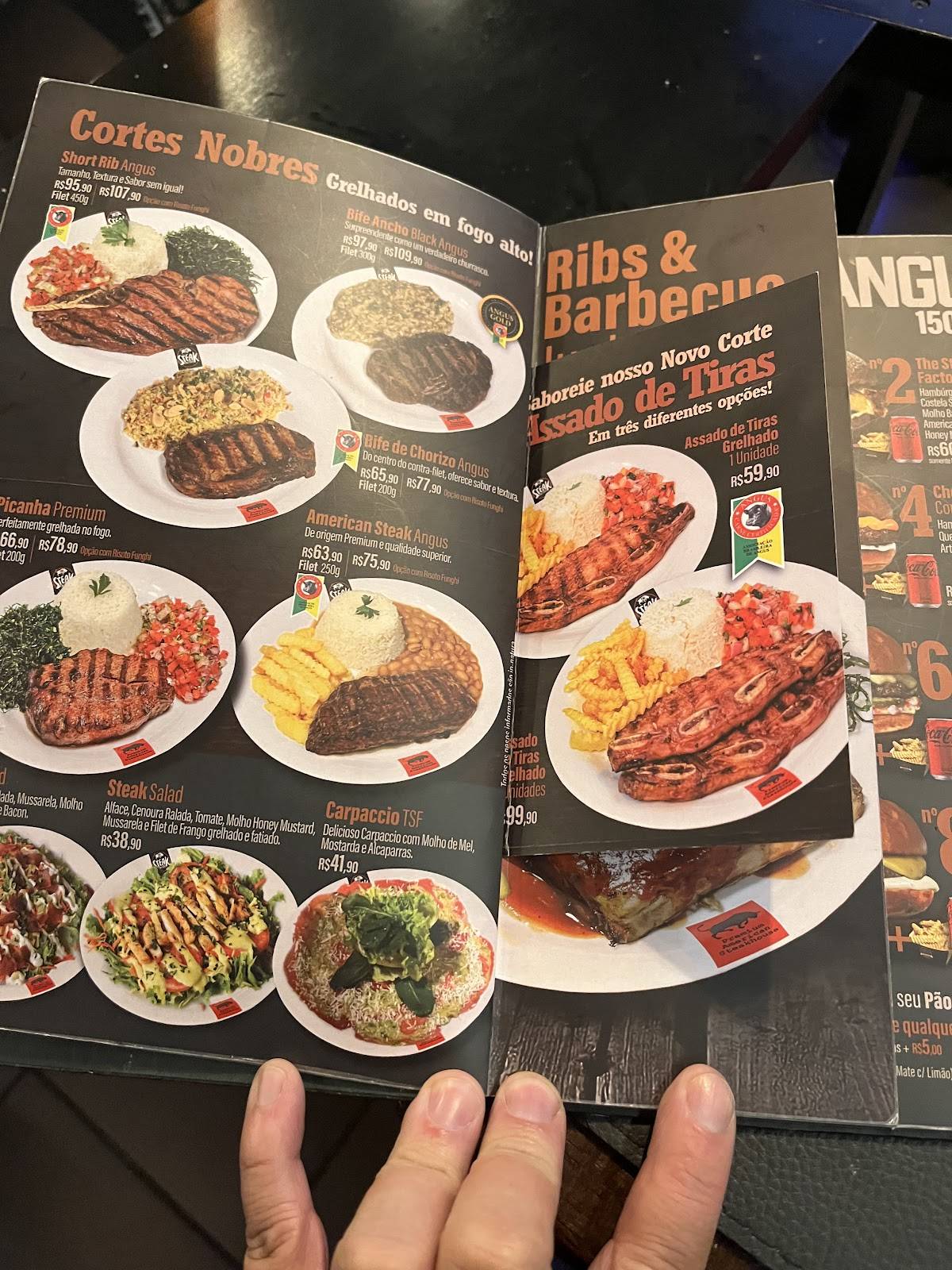 The Steak Factory cardápio