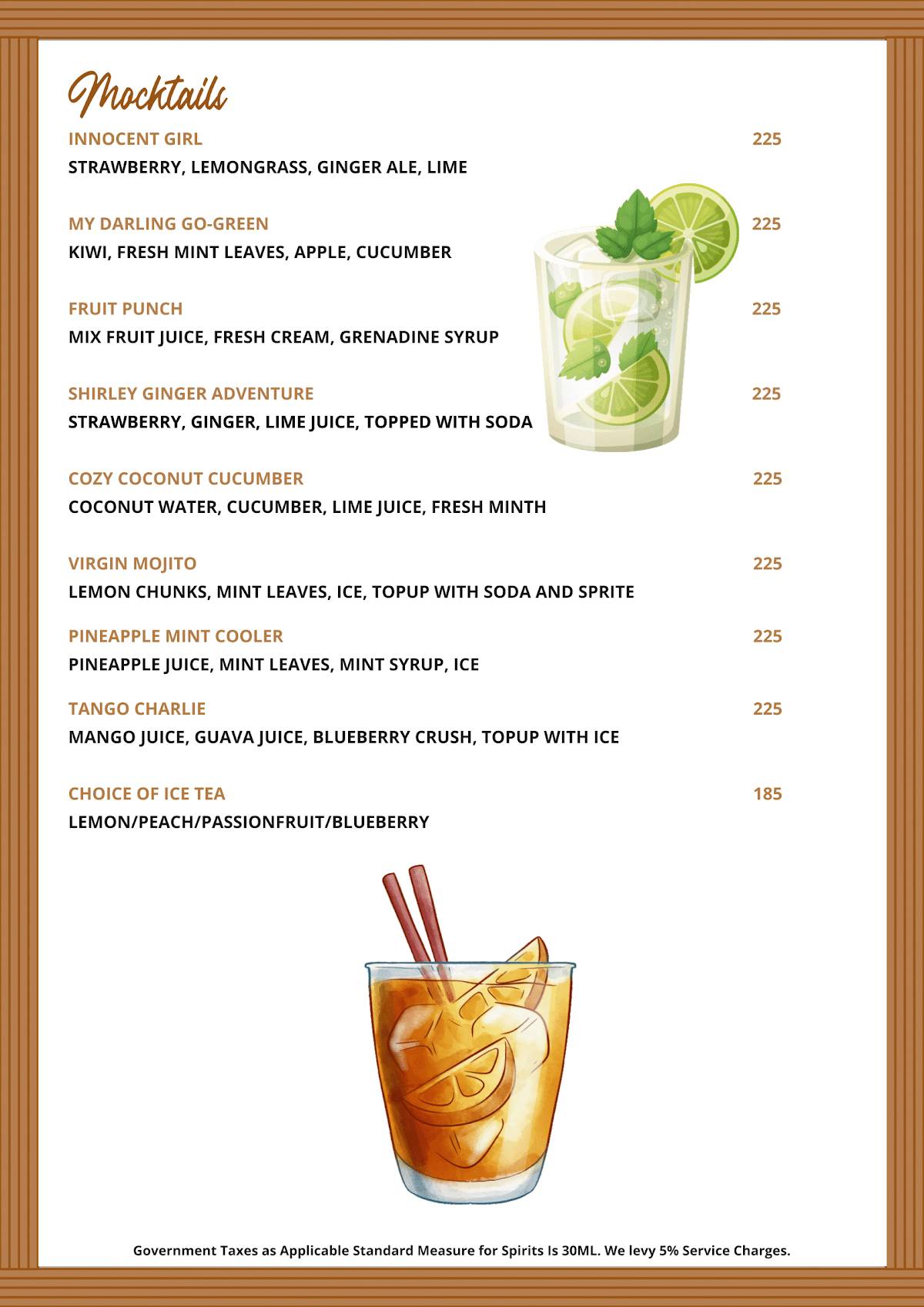 Themis Barbecue House, Ambala menu