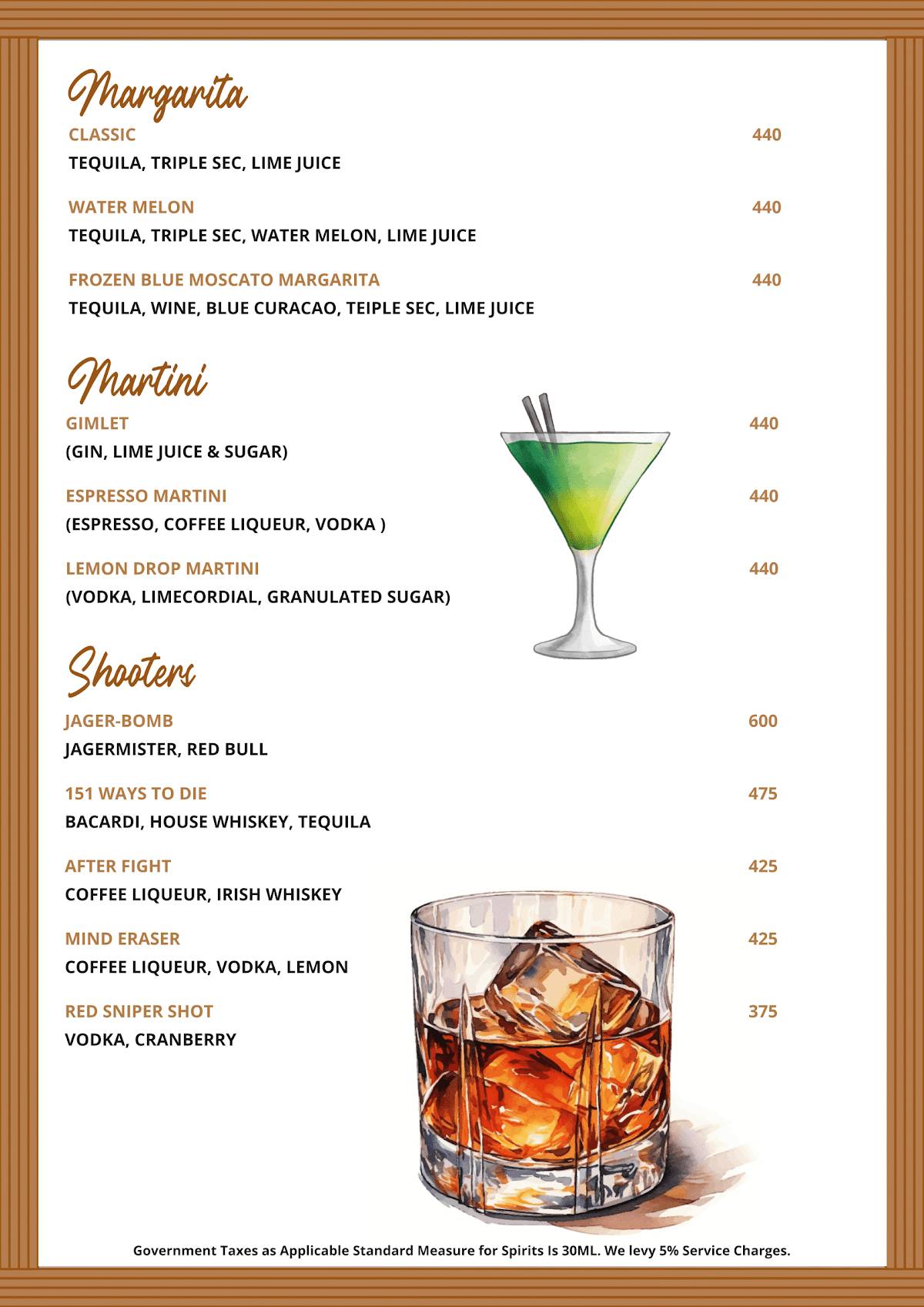 Themis Barbecue House, Ambala menu