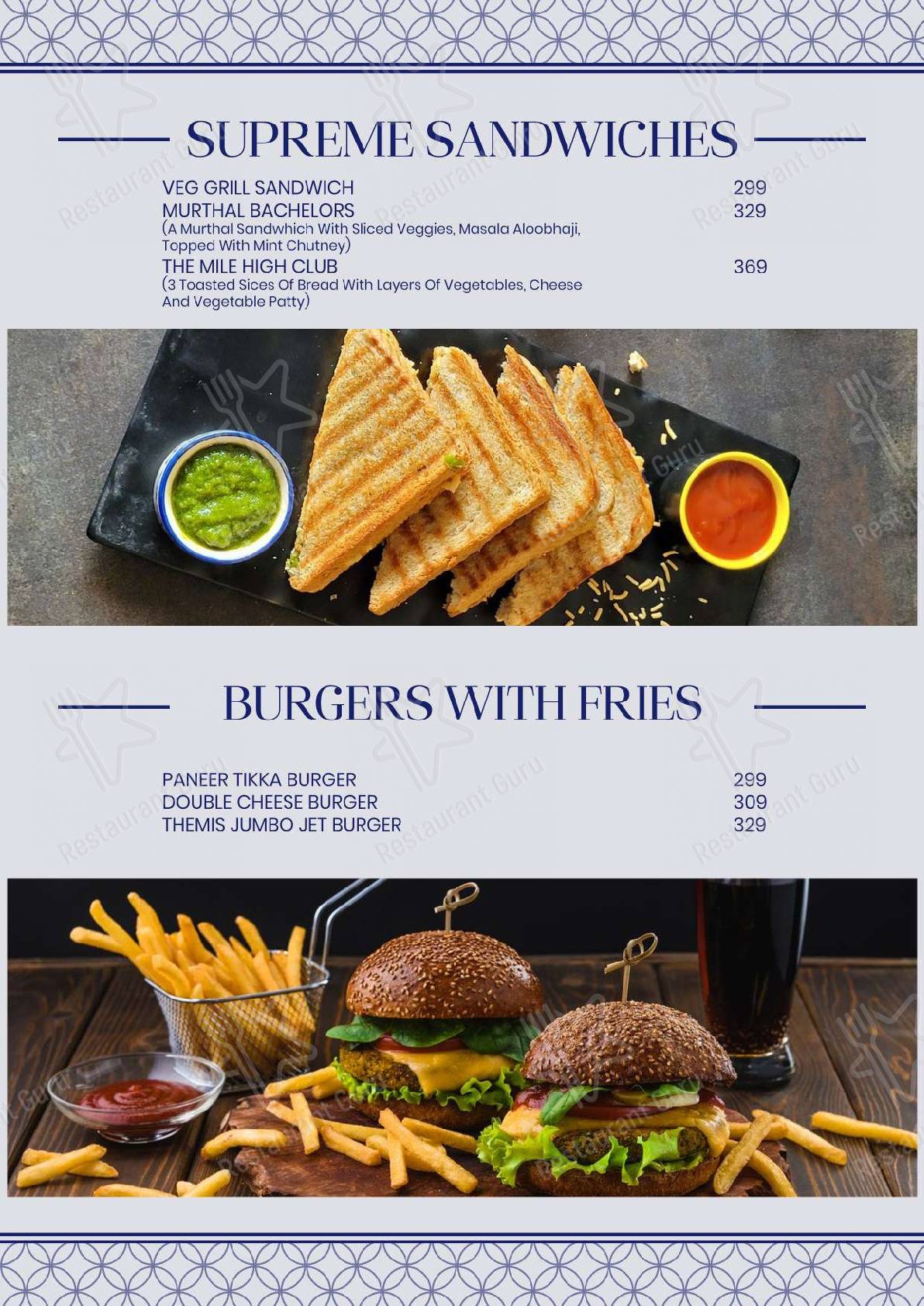 Menu for the Themis Greek House BYOB, Murthal restaurant