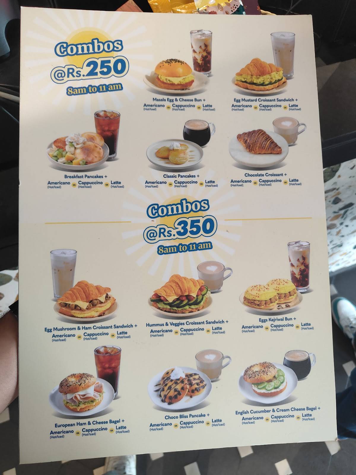 Third Wave Coffee menu