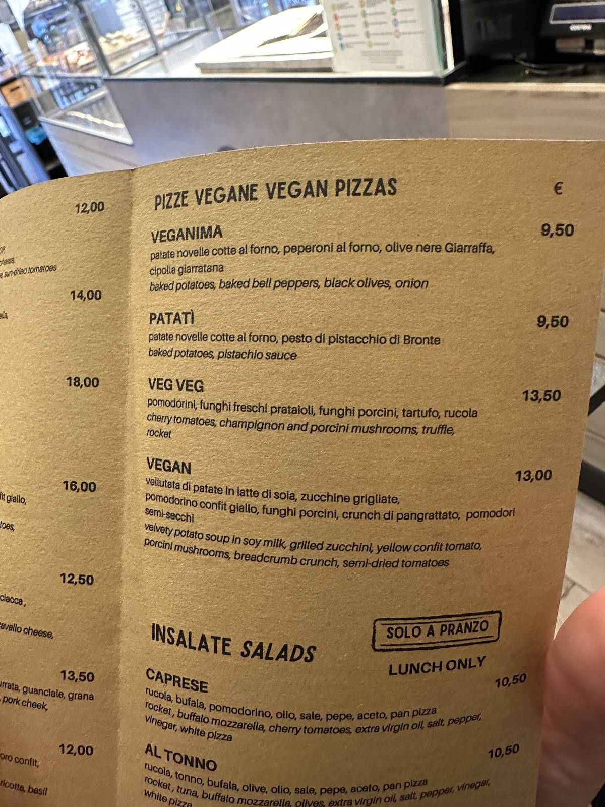 Menu di Timilia 