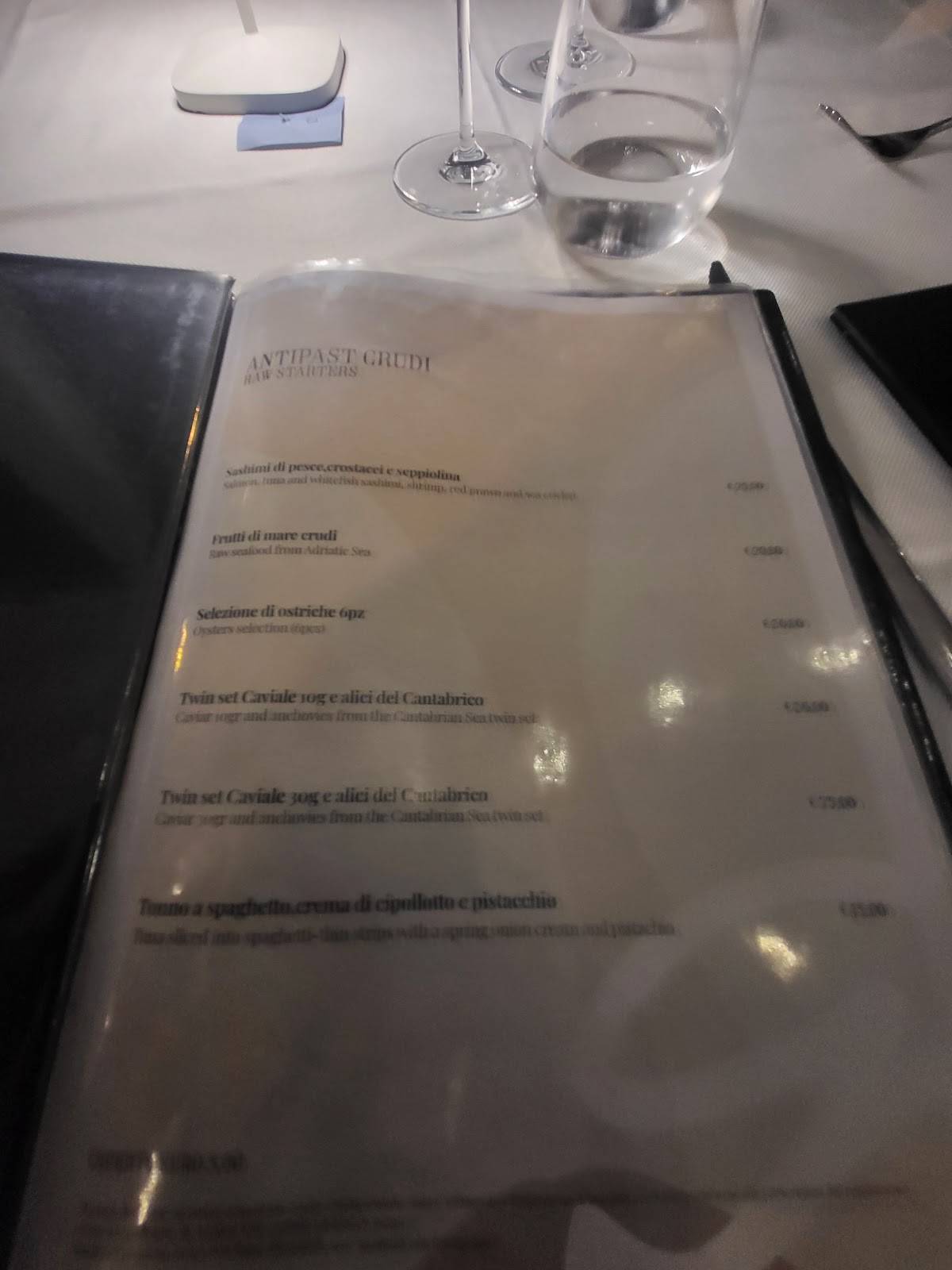 Menu di Gallo Restaurant 
