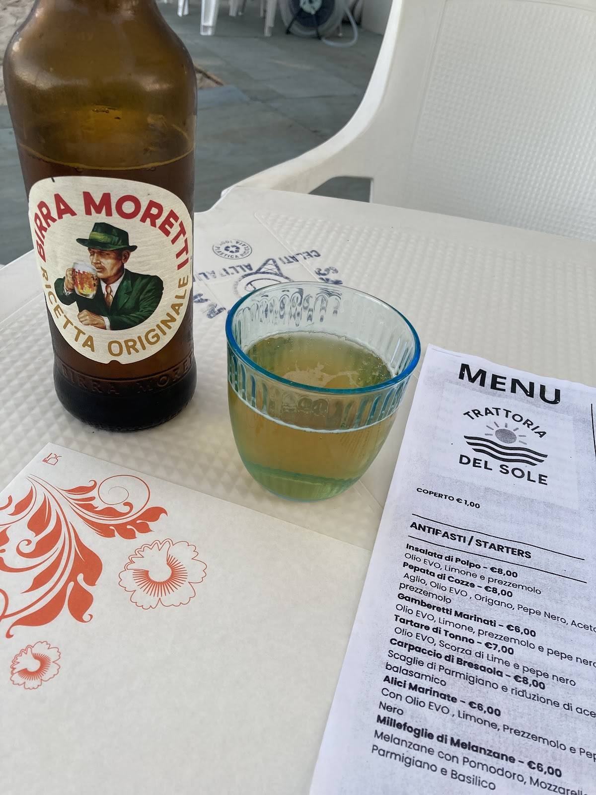 Menu di Trattoria del Sole 