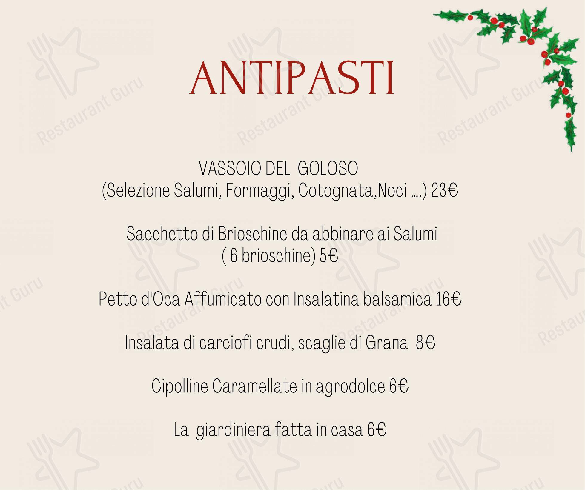 Trattoria L'Ocanda in Leno - Menu