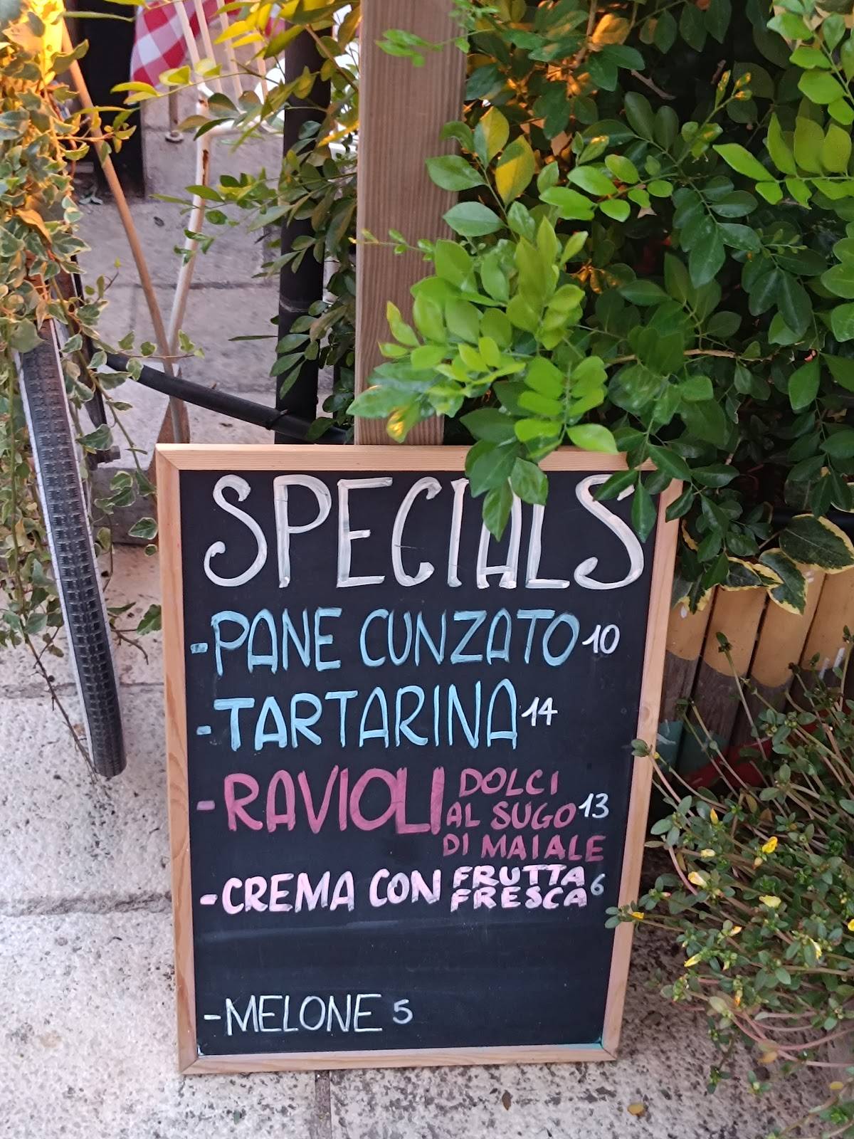 Menu di Trattoria La Bettola 