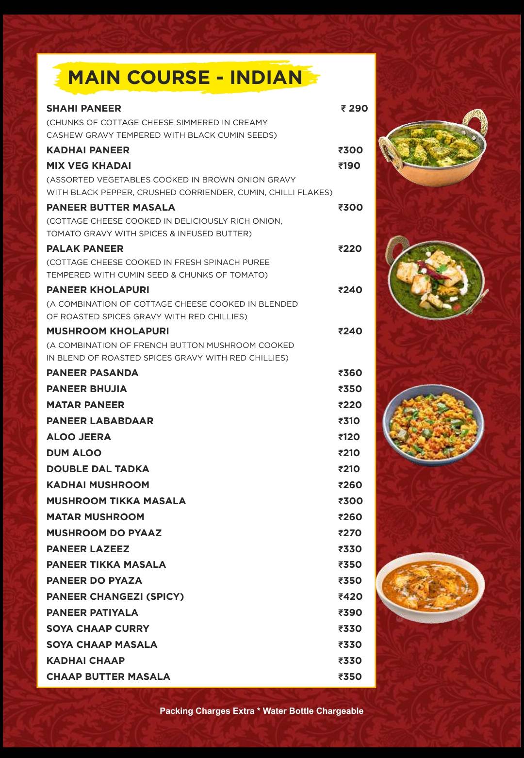 Tropical Cafe & Creamery menu