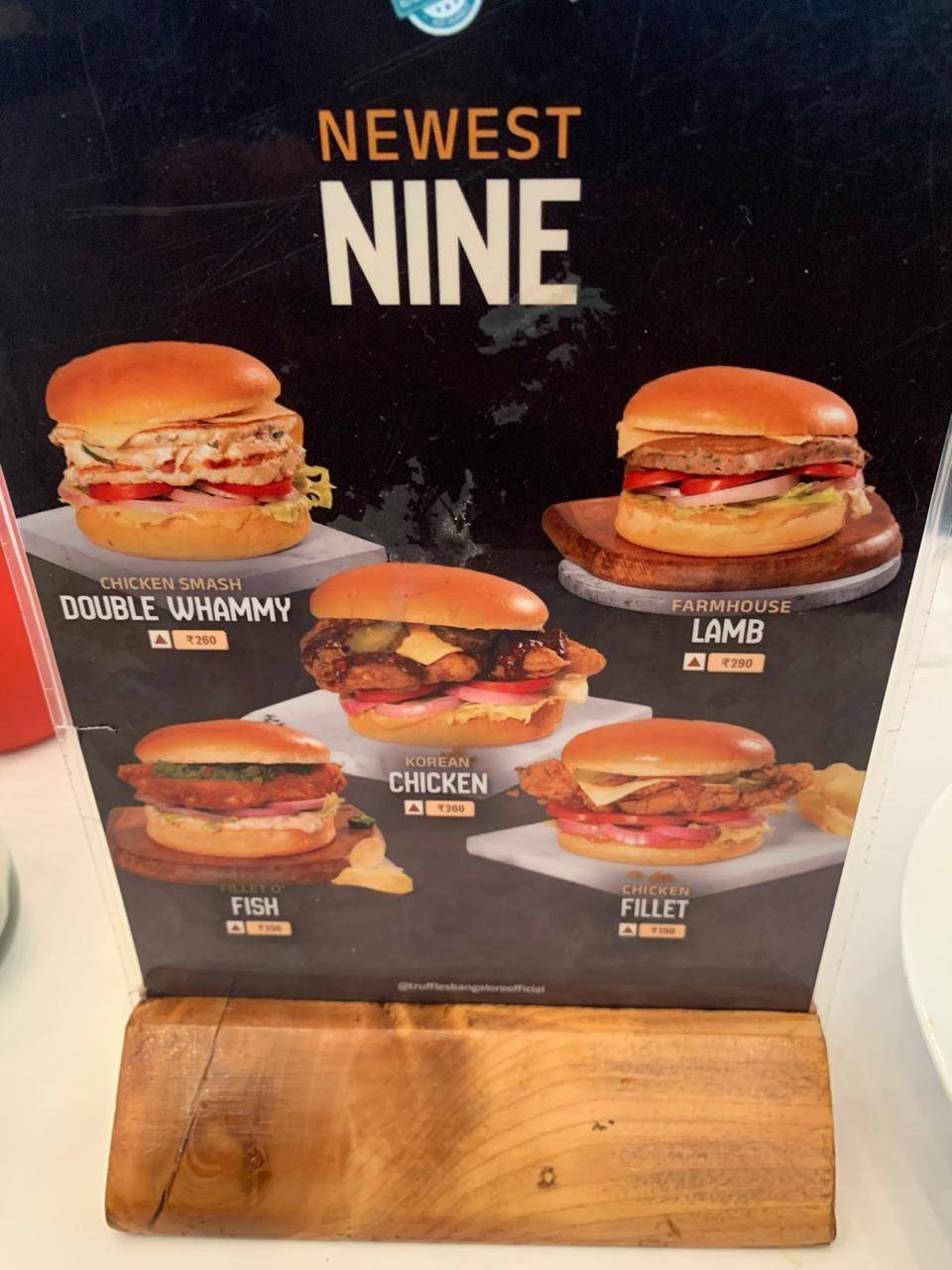 Truffles - Sanjaynagar menu