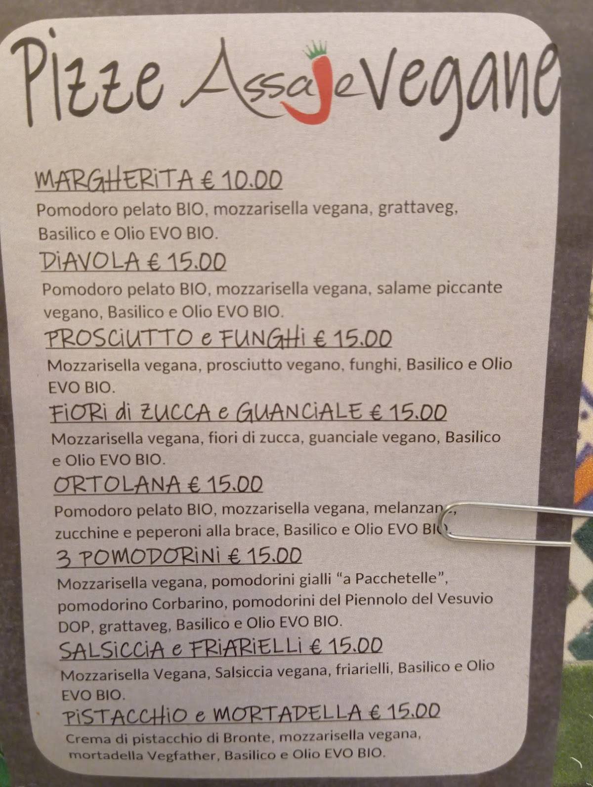 Menu di Assaje 