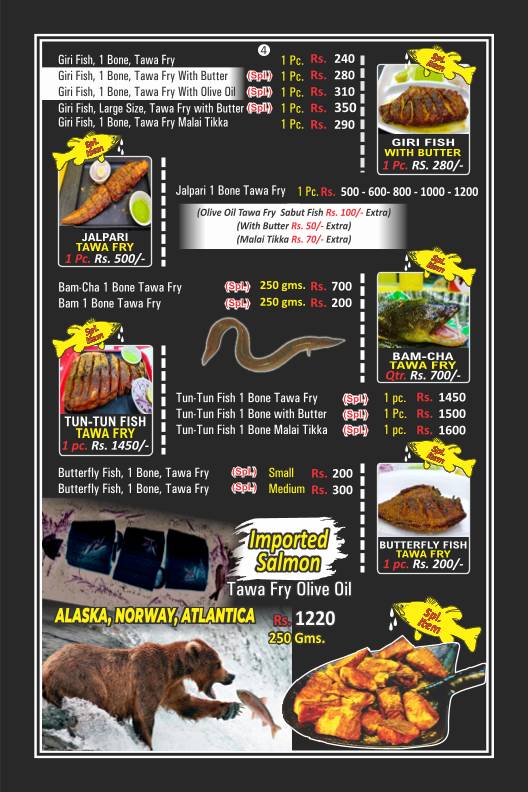 Yumm Fish Point menu