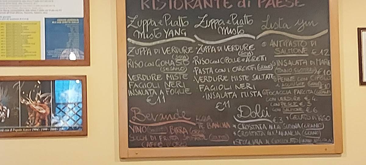 Menu di Un punto macrobiotico 
