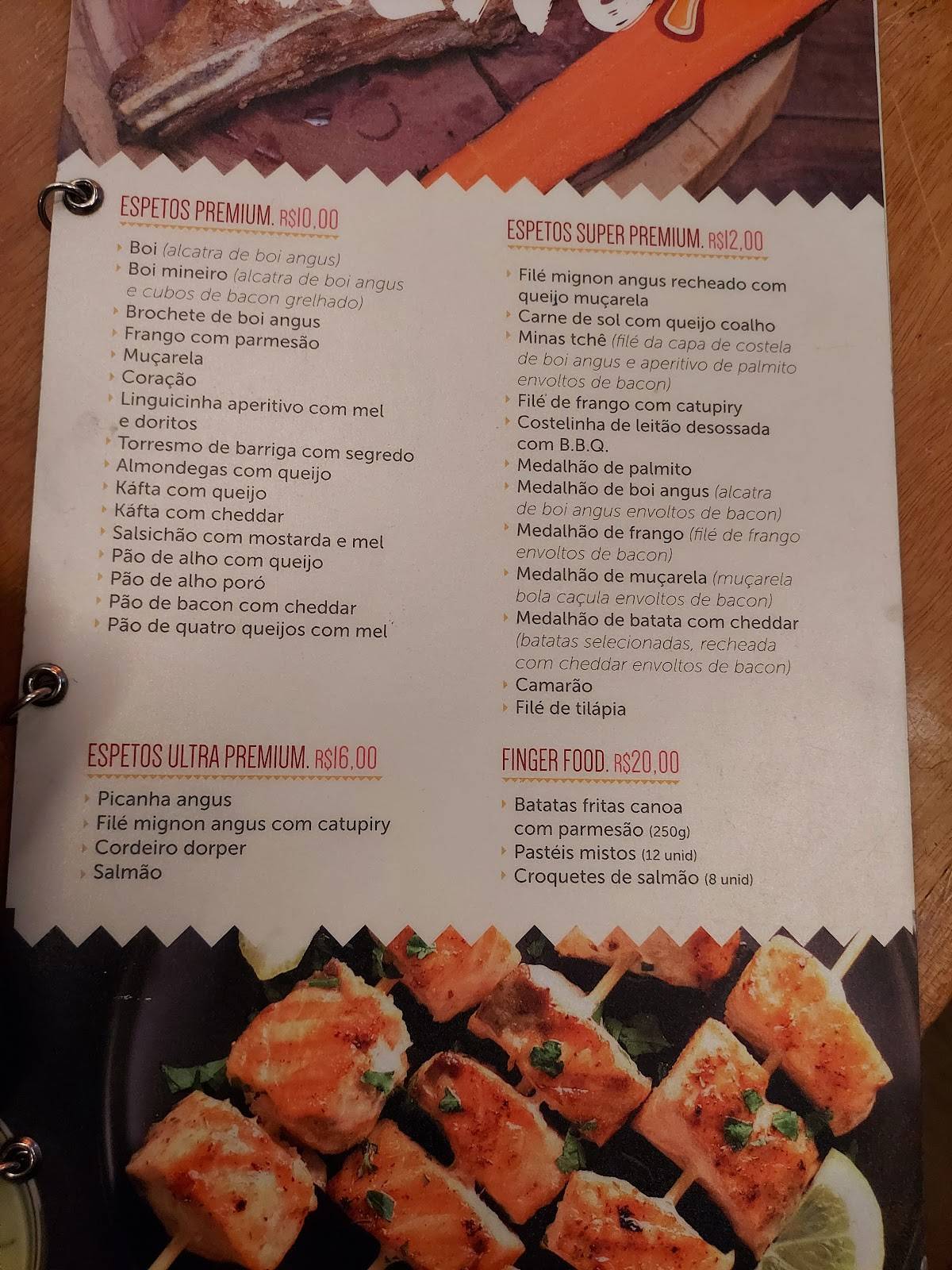 Vaca Loka cardápio