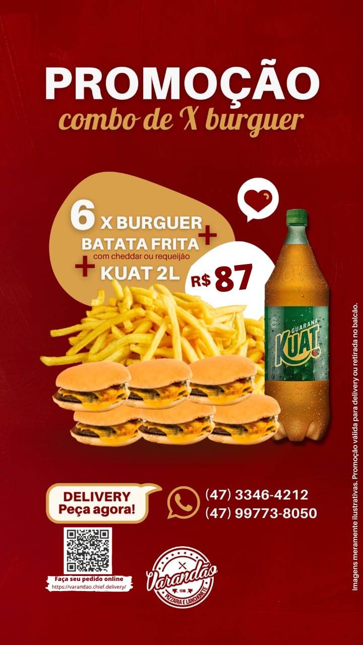 Varandão Lanches cardápio