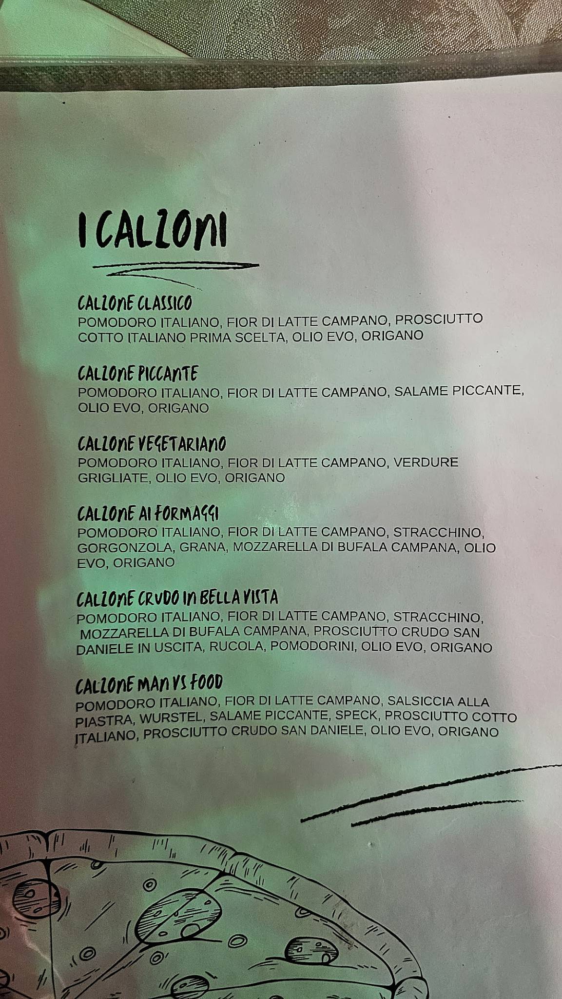 Menu di 400 Gradi Pizzeria Ristorante 