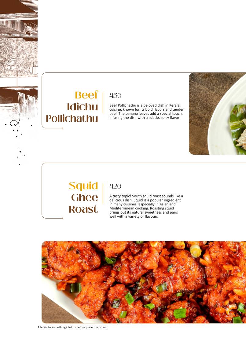 Pappaji Restaurant menu