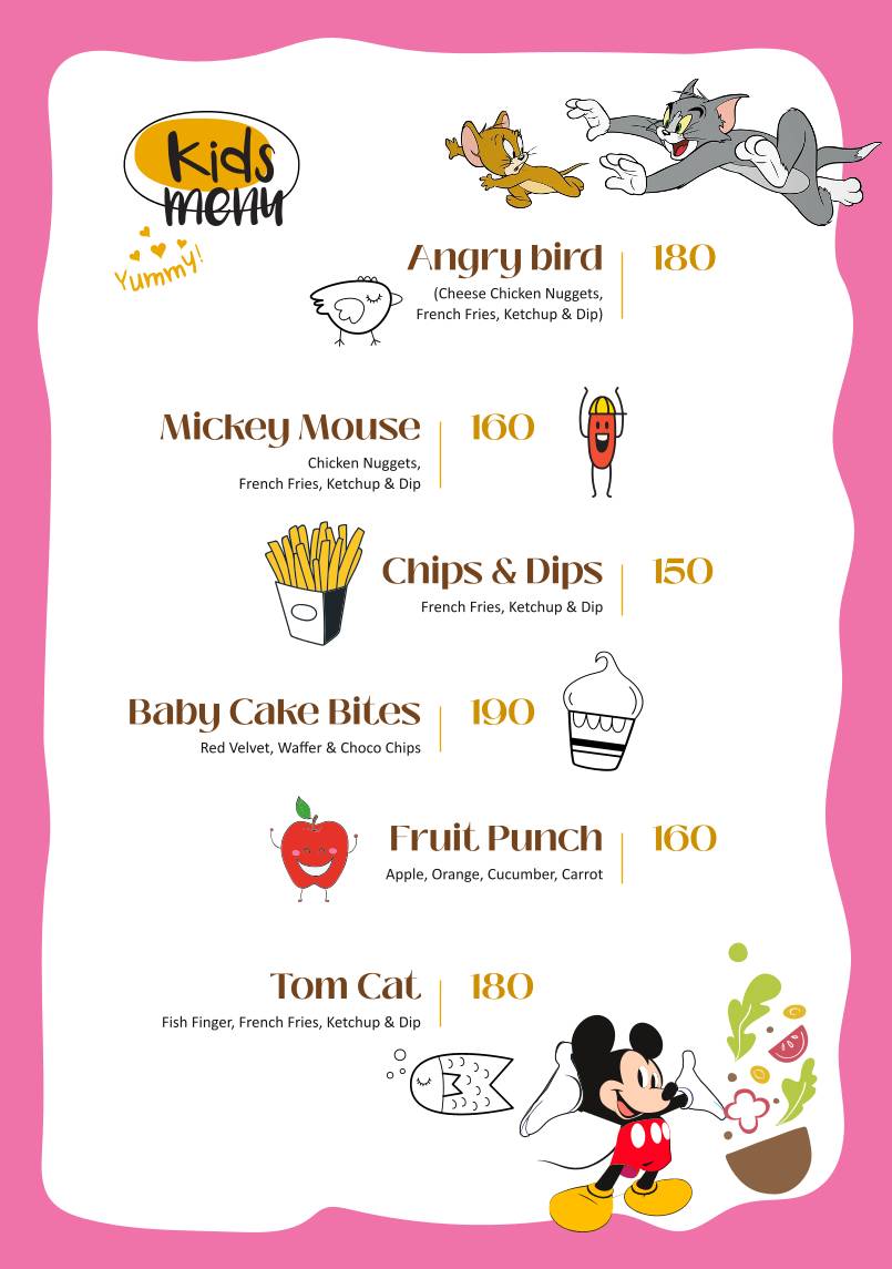 Pappaji Restaurant menu