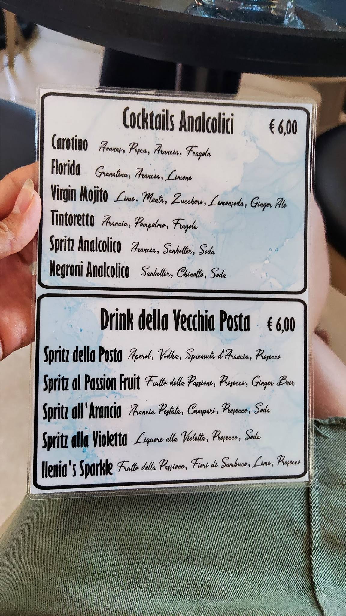 Menu di Vecchia Posta 2 