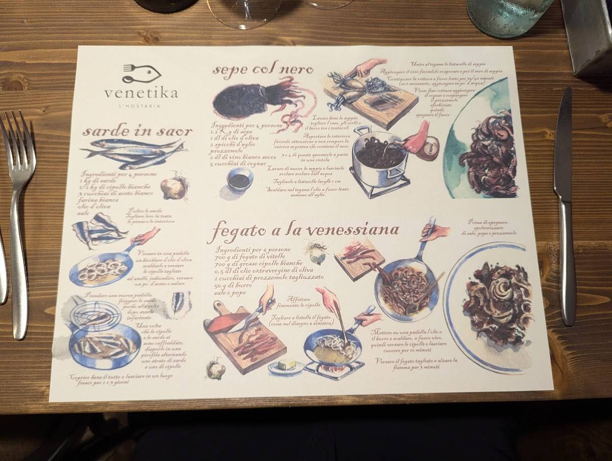 Menu di Venetika 