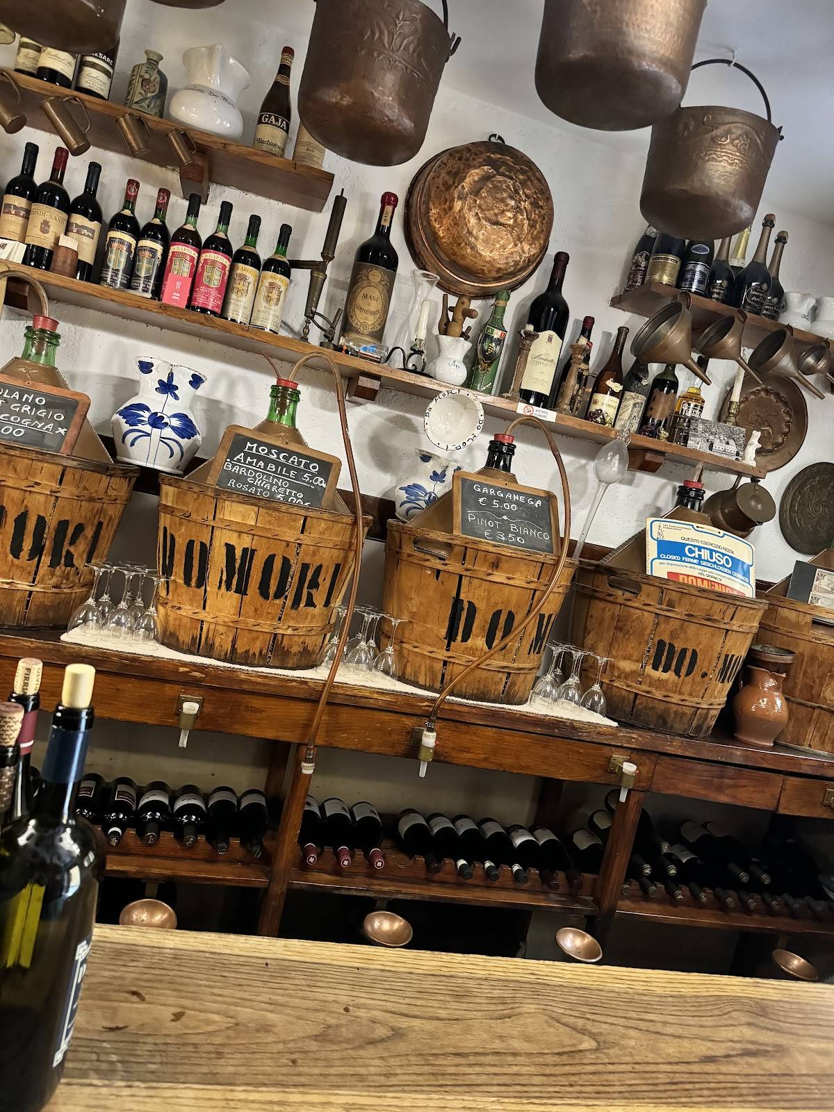 Menu di Cantina do Mori 