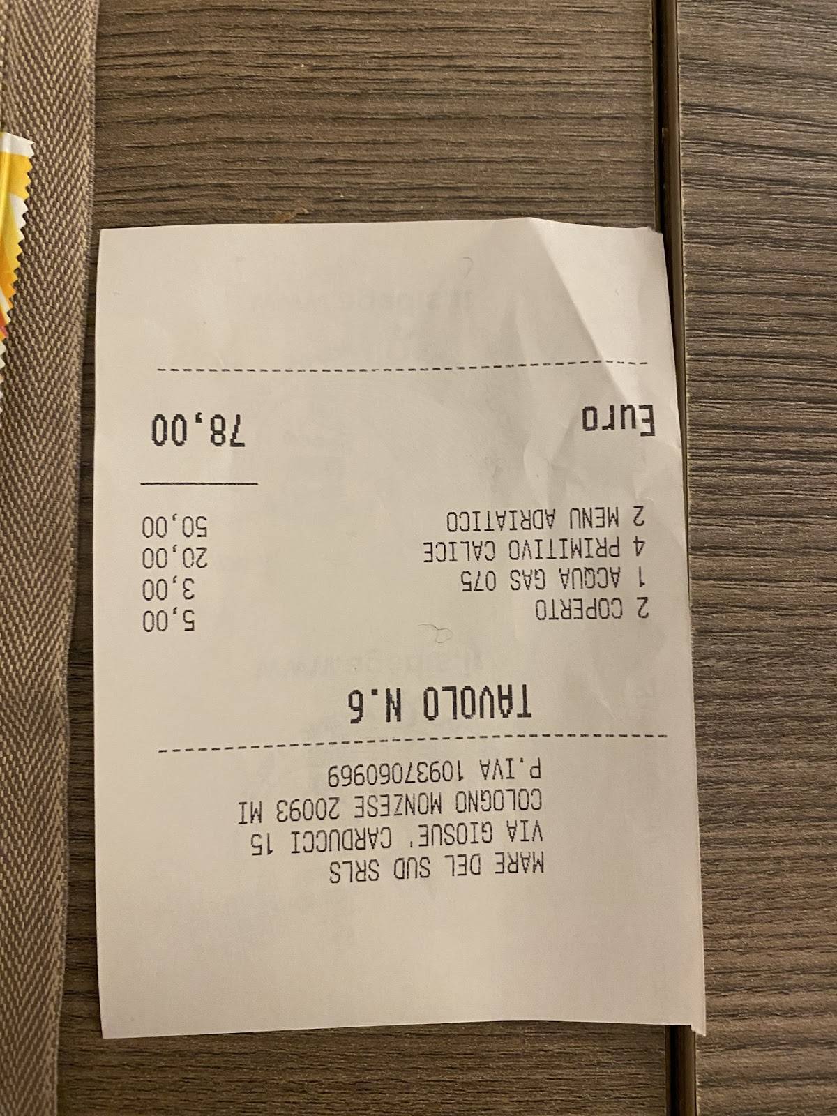 Menu di Ristorante Ciak Si Mangia 