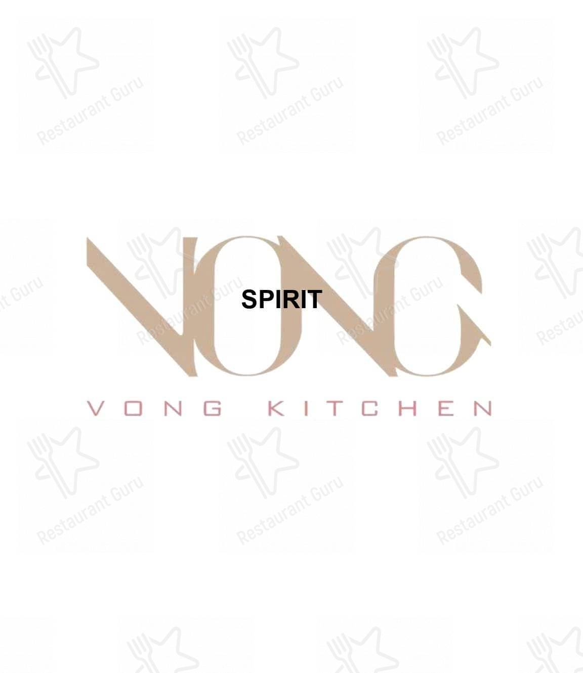 Vong Kitchen menu